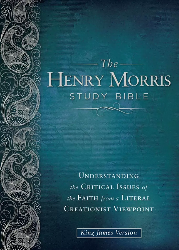KJV Henry Morris Study Bible Hardback Black wiith Jacket
