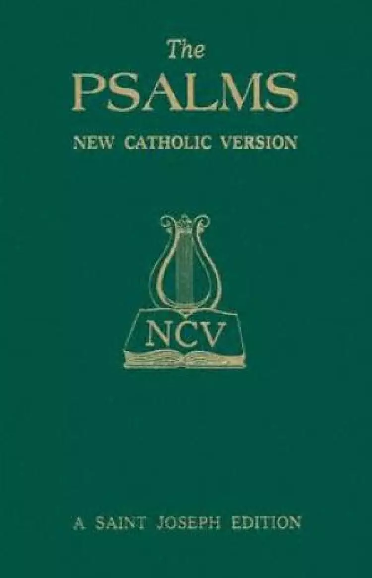 Psalms New Catholic Version A Saint Joseph Edition