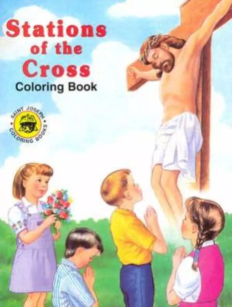 Stations Of The Cross Coloring Book