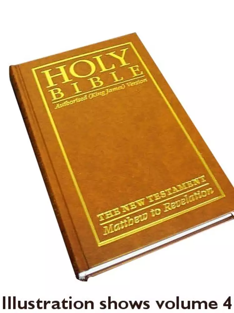 KJV Large Print Bible Genesis to Ruth: Hardback Vol 1