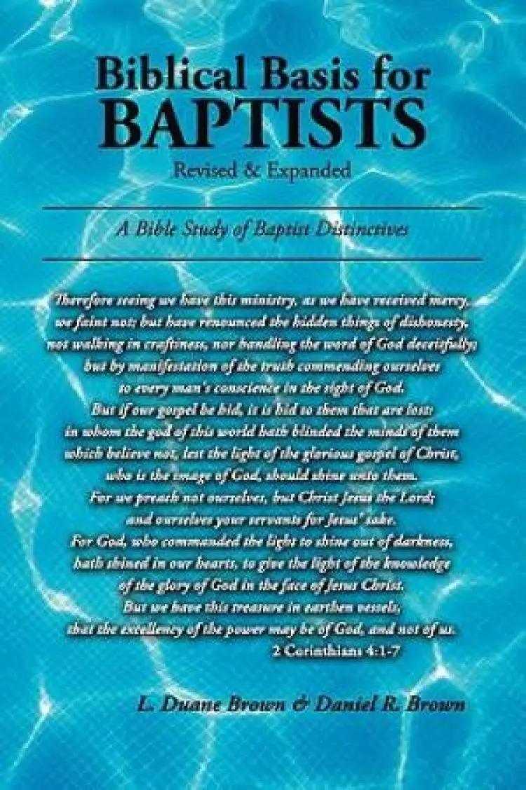 Biblical Basis for Baptists