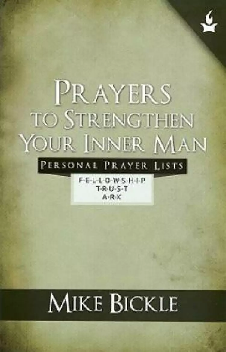 Prayers To Strengthen Your Inner Man Paperback