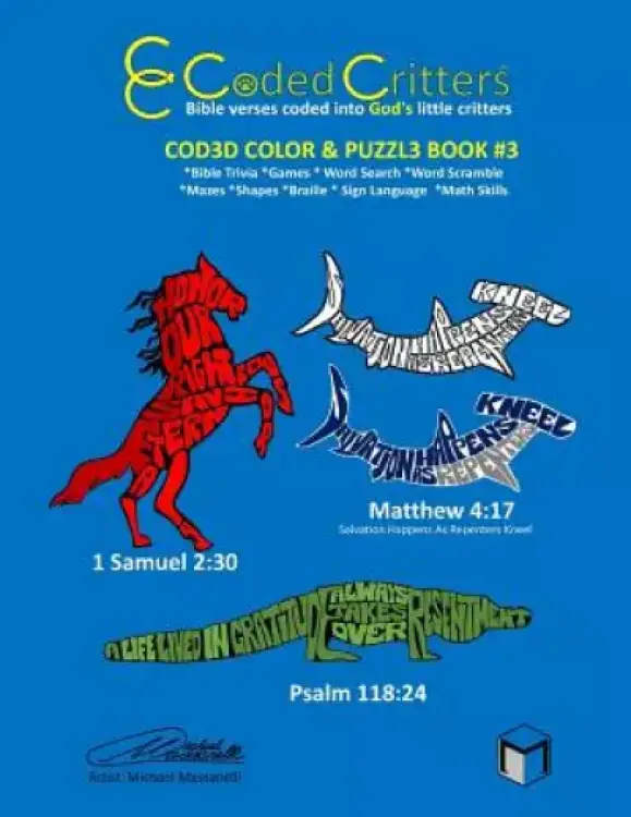 Coded Critters Activity Book #3: Bible verses coded into God's little critters