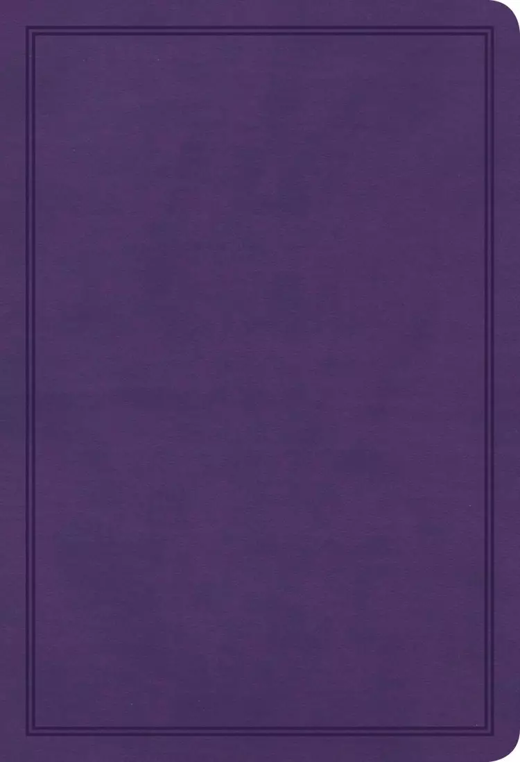 KJV Deluxe Gift Bible, Purple LeatherTouch