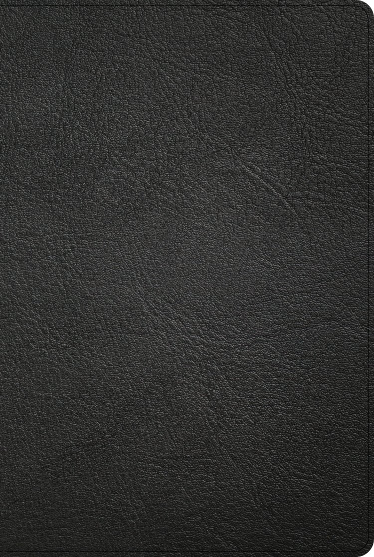 KJV Pastor's Bible, Black Genuine Leather