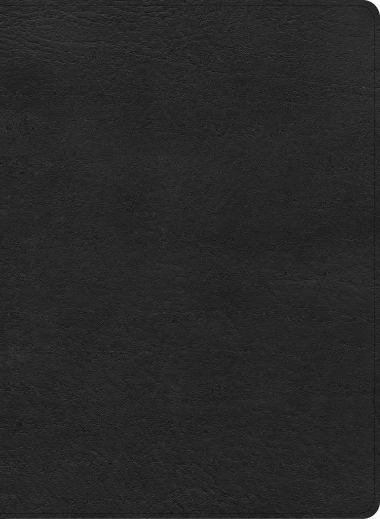 CSB Single-Column Wide-Margin Bible, Black LeatherTouch