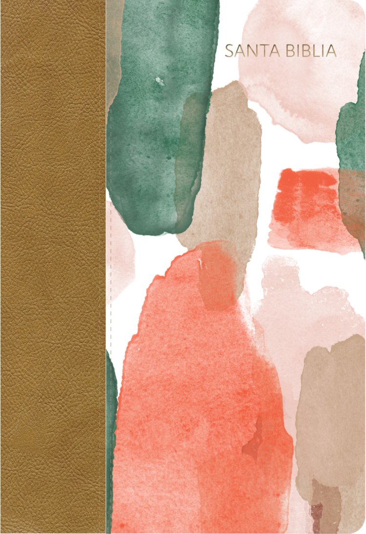RVR 1960 Biblia Letra Grande Tamaño Manual, multicolor símil piel con índice