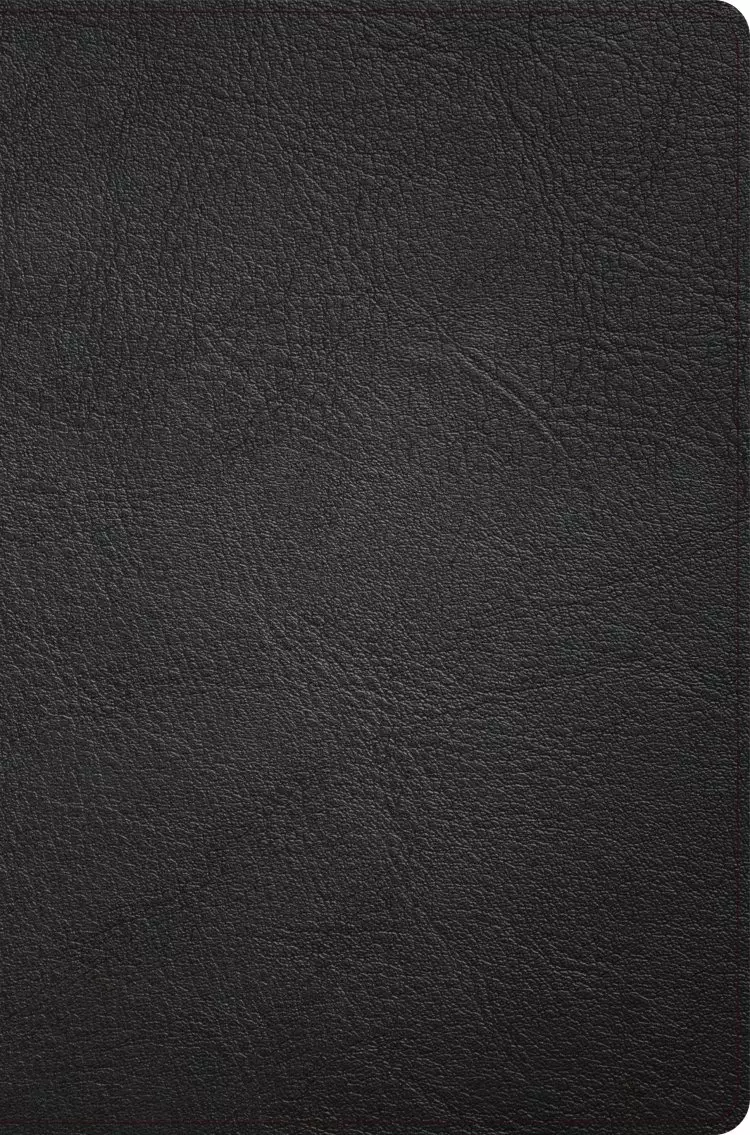 NASB Giant Print Reference Bible, Black Genuine Leather, Indexed