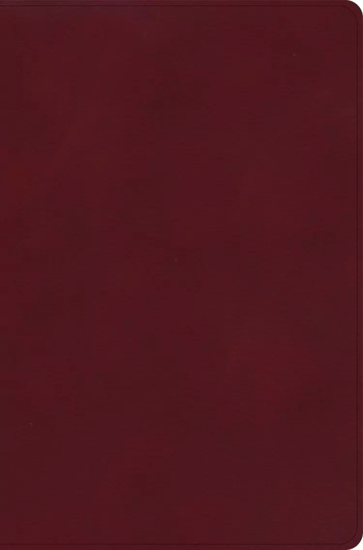 NASB Giant Print Reference Bible, Burgundy LeatherTouch, Indexed