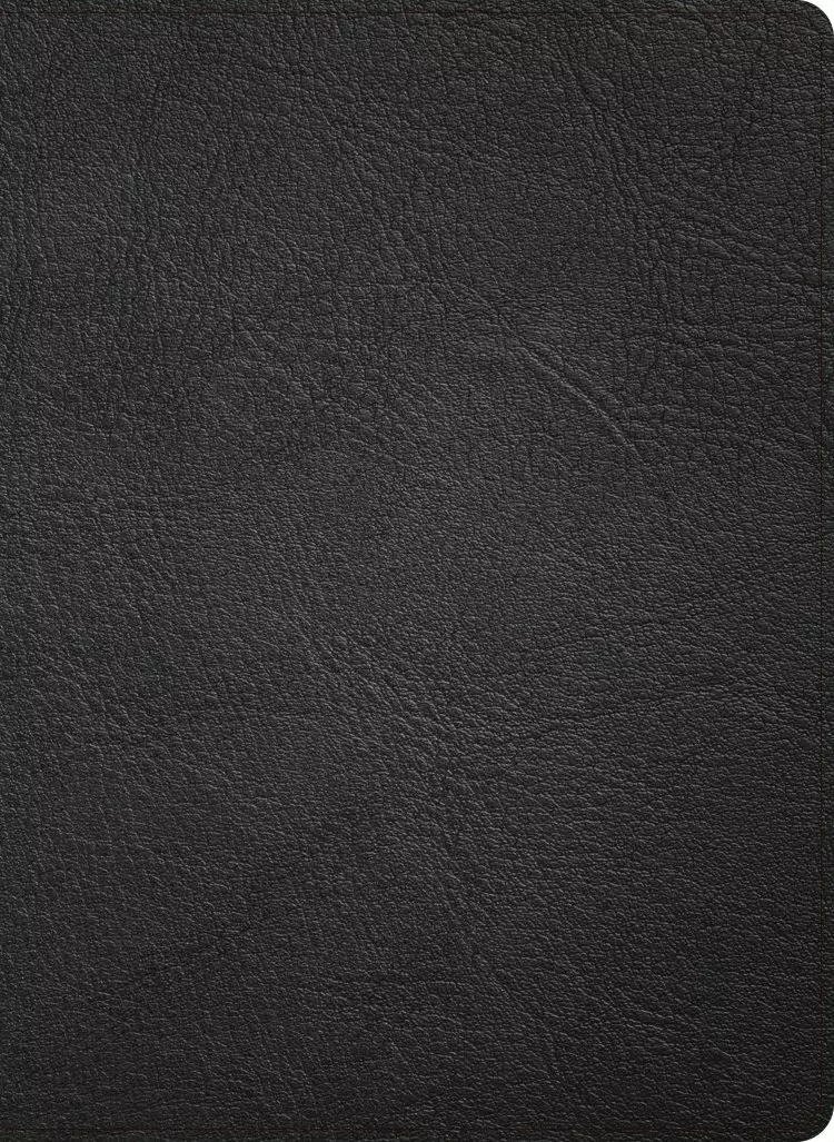 CSB Pastor's Bible, Verse-by-Verse Edition, Holman Handcrafted Collection, Black Premium Goatskin