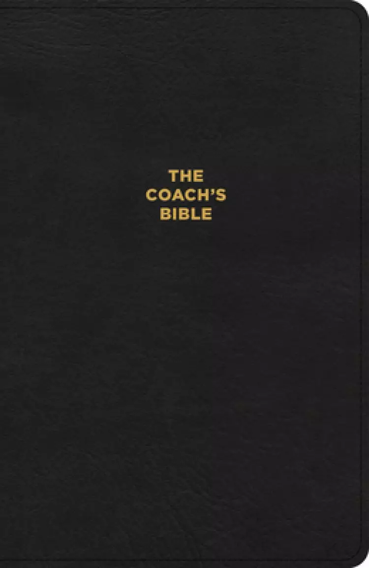 CSB Coach's Bible, Black Leathertouch: Devotional Bible for Coaches