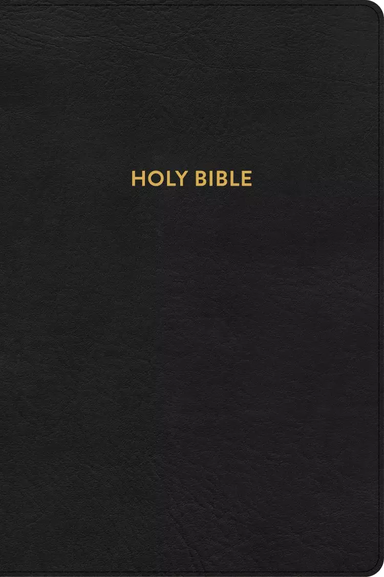 KJV Rainbow Study Bible, Black LeatherTouch, Indexed