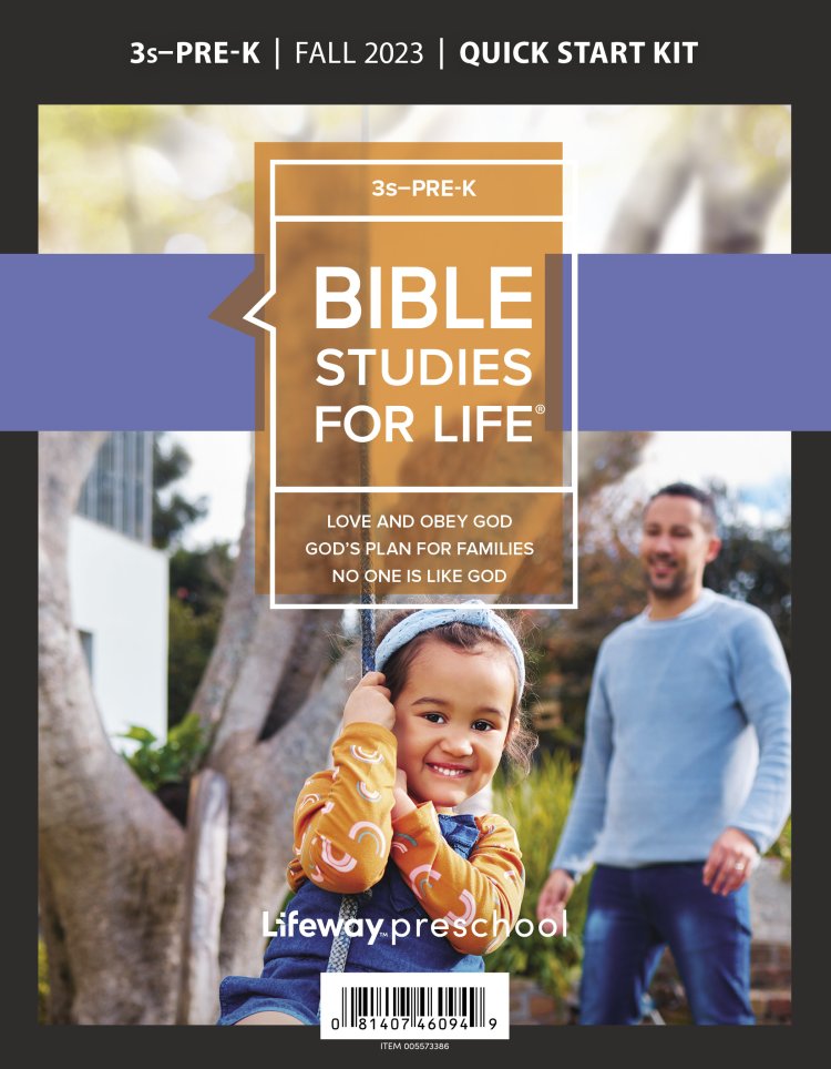 Bible Studies For Life: 3s–Pre-K Quick Start Kit Fall 2023| Free ...