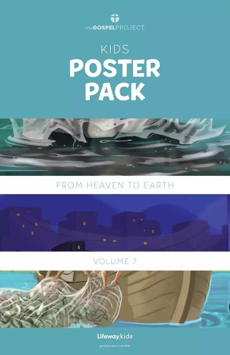 Gospel Project for Kids: From Heaven to Earth - Kids Poster Pack - Volume 7