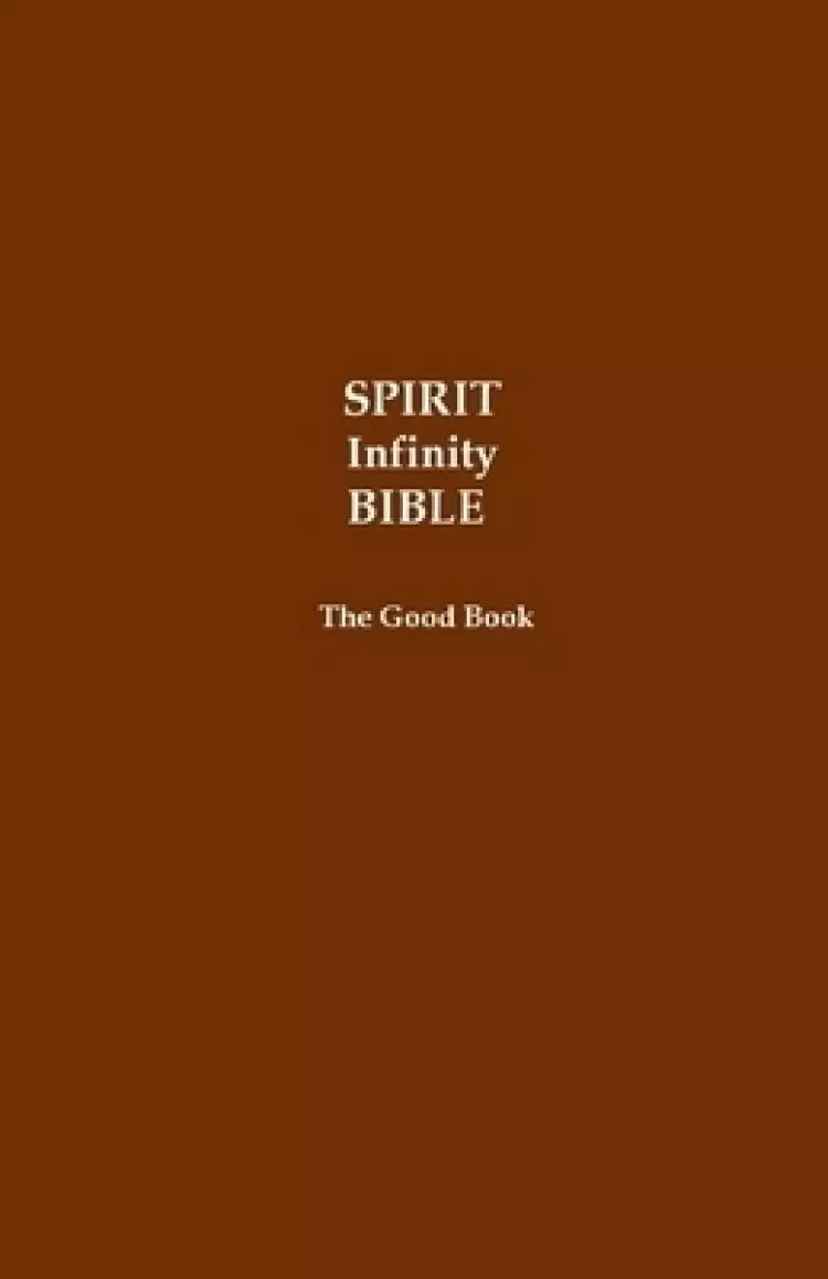 SPIRIT Infinity Bible (Black Cover)