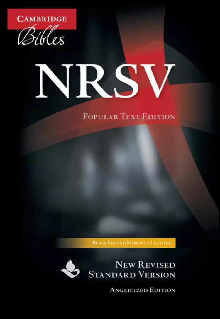 NRSV Popular Text Edition Black French Morocco Leather