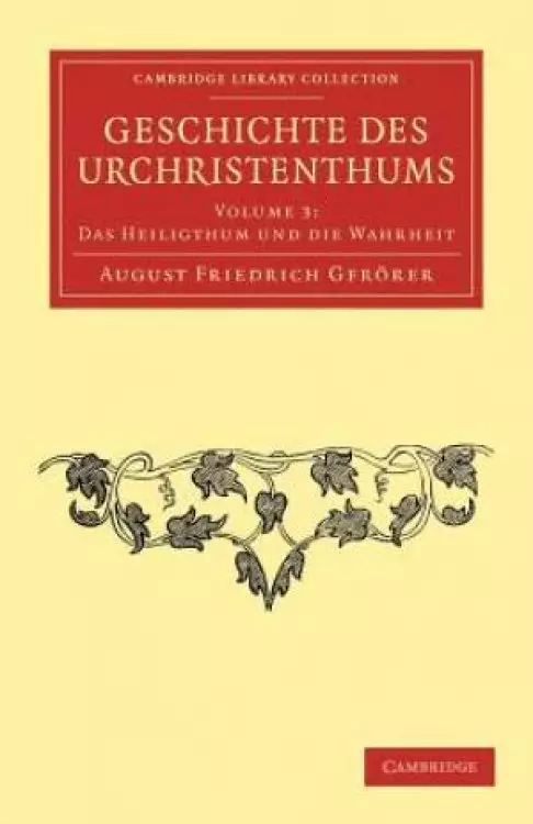 Geschichte Des Urchristenthums