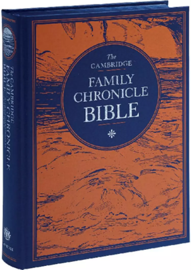 Cambridge KJV Family Chronicle Bible, Blue Cloth over Boards