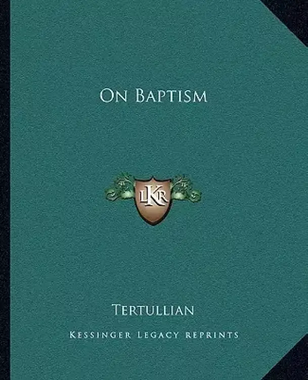 On Baptism
