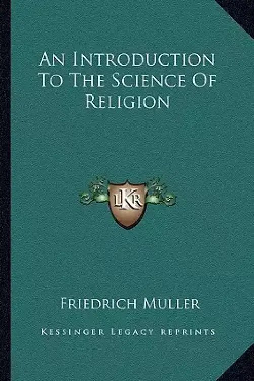 An Introduction To The Science Of Religion