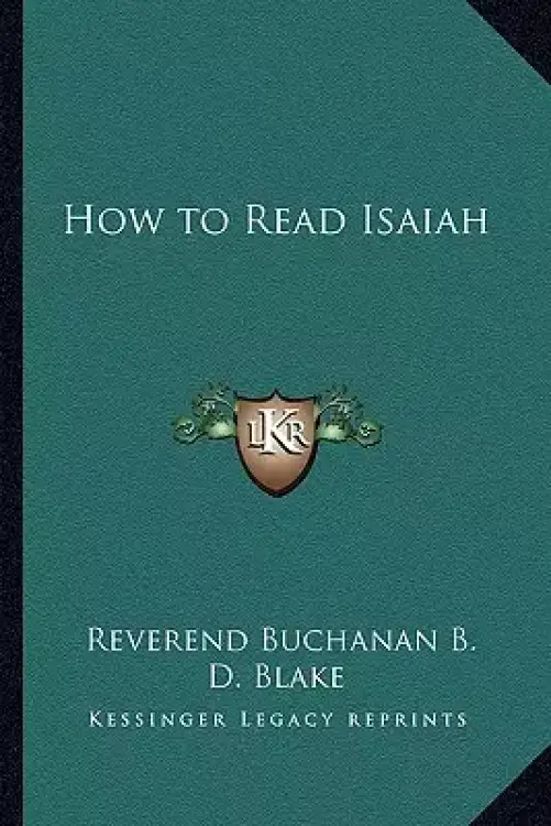 How to Read Isaiah