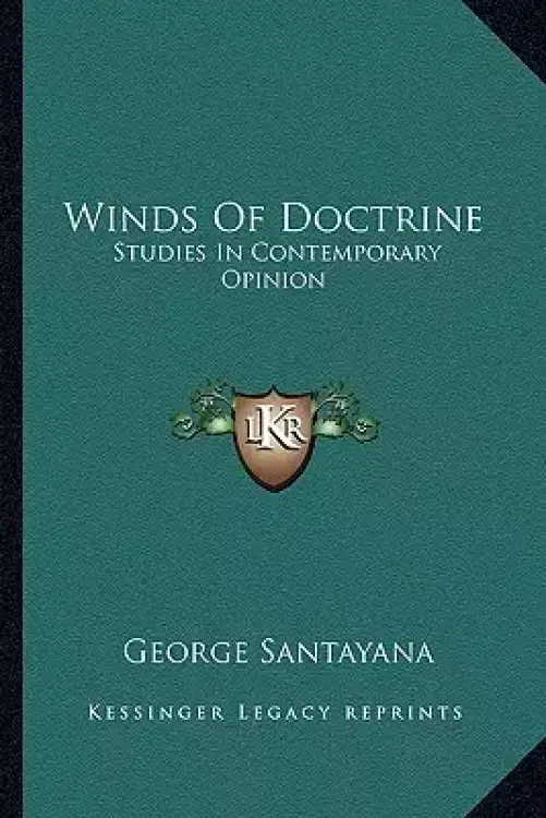Winds Of Doctrine: Studies In Contemporary Opinion
