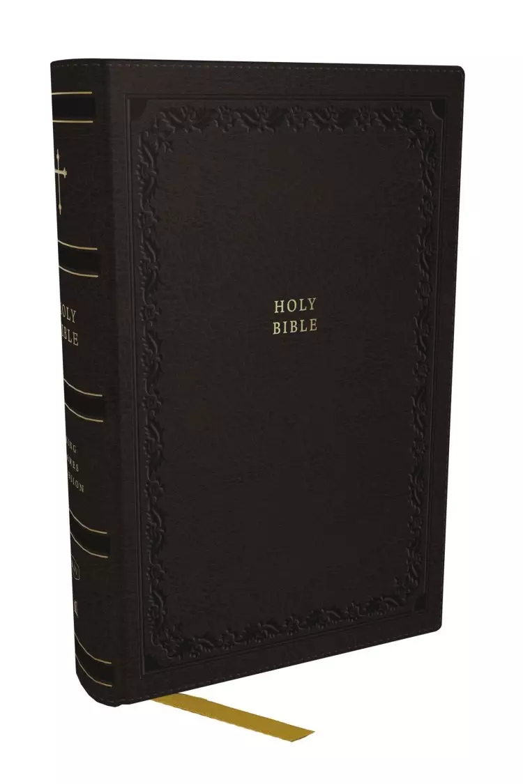 KJV Holy Bible: Compact with 43,000 Cross References, Black Leathersoft, Red Letter, Comfort Print: King James Version