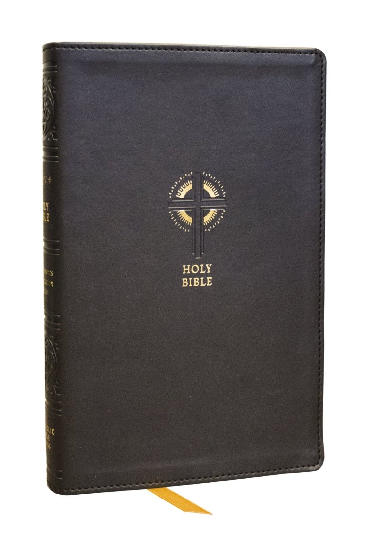 NRSVCE Sacraments of Initiation Catholic Bible, Black Leathersoft