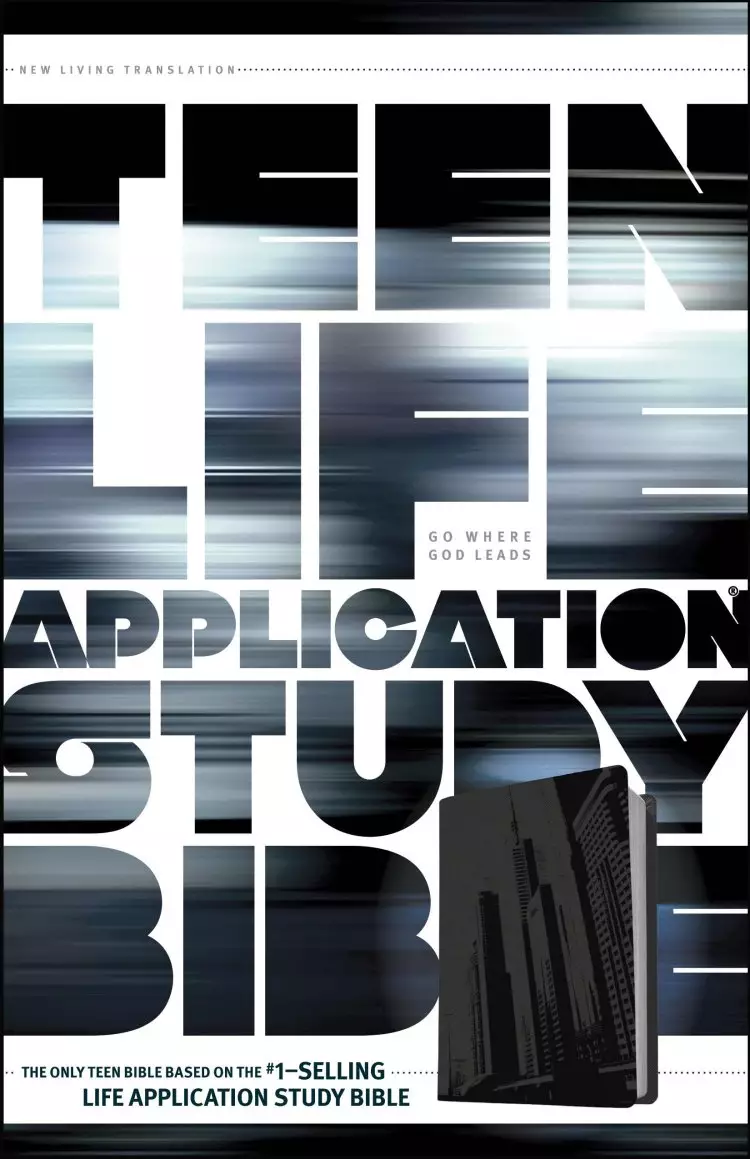 NLT Teen Life Application Study Bible: Steel City, Leatherlike