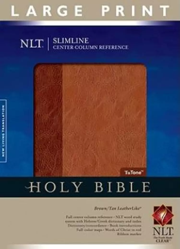 NLT Slimline Large Print Bible