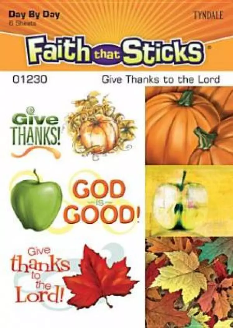 Give Thanks To The Lord Stickers