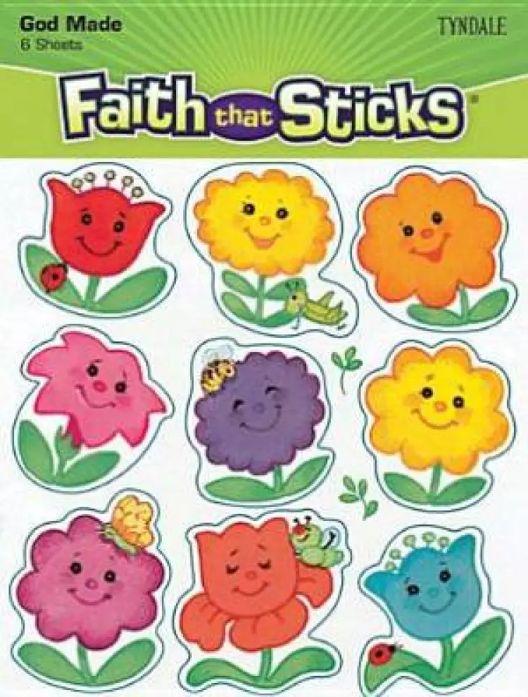 Happy Flowers Sticknsniff Stickers