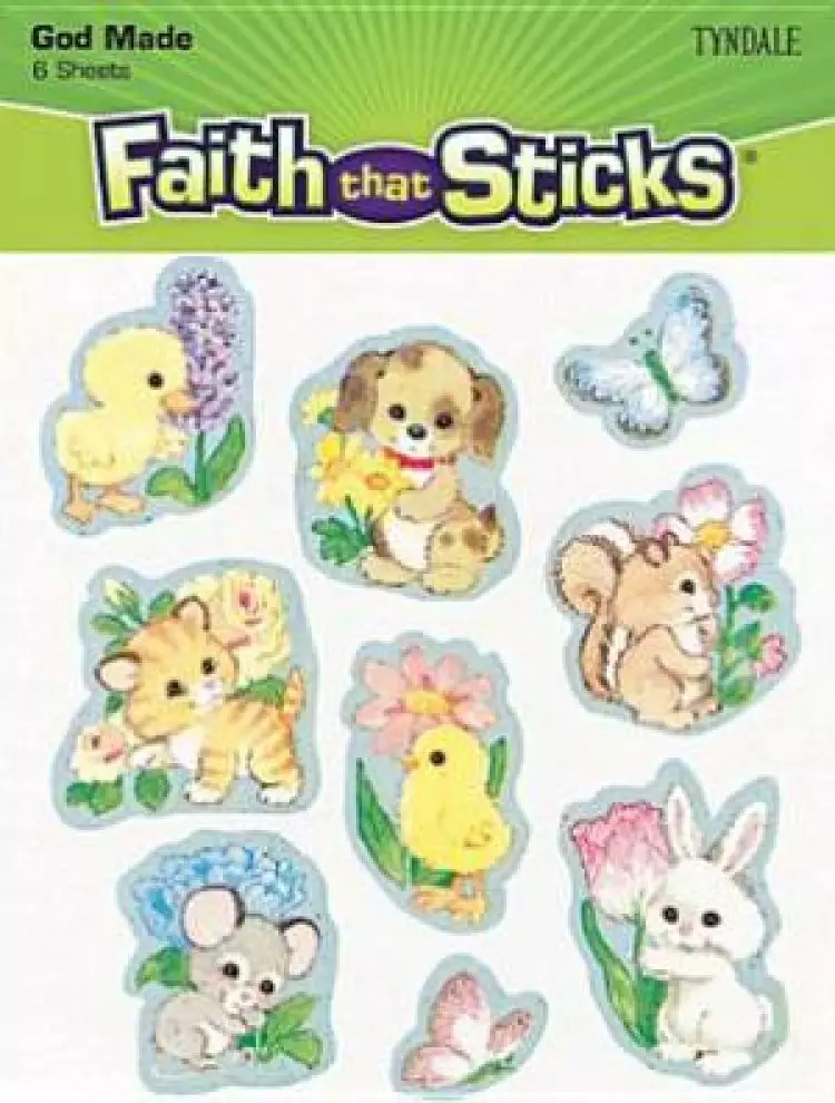 Animals And Flowers Stickers