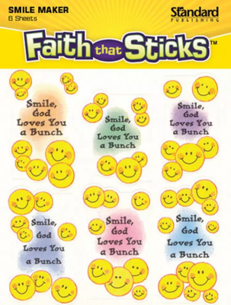 Smile God Loves You A Bunch Stickers