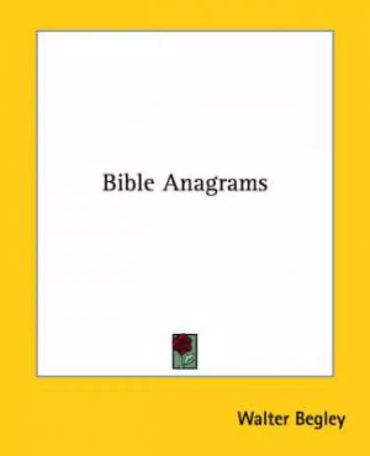 Bible Anagrams