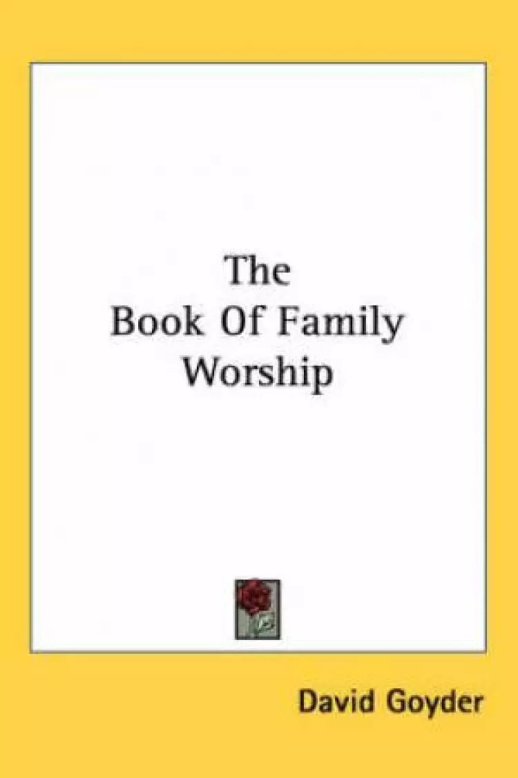 Book Of Family Worship