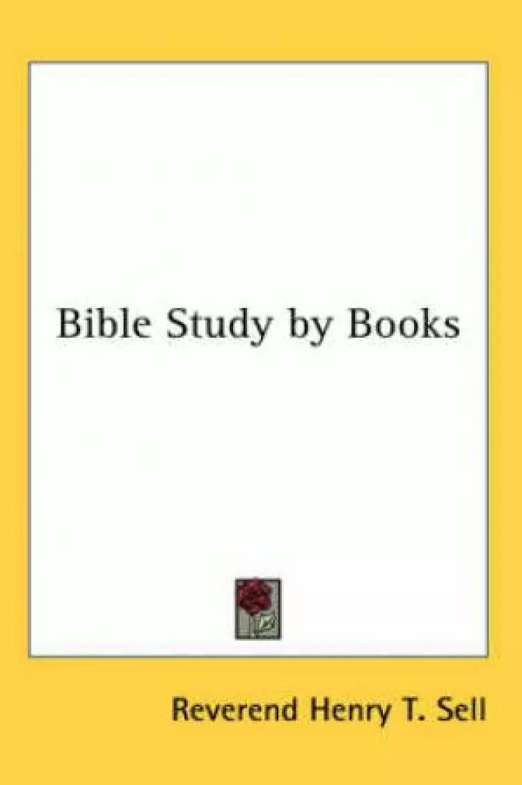 Bible Study By Books
