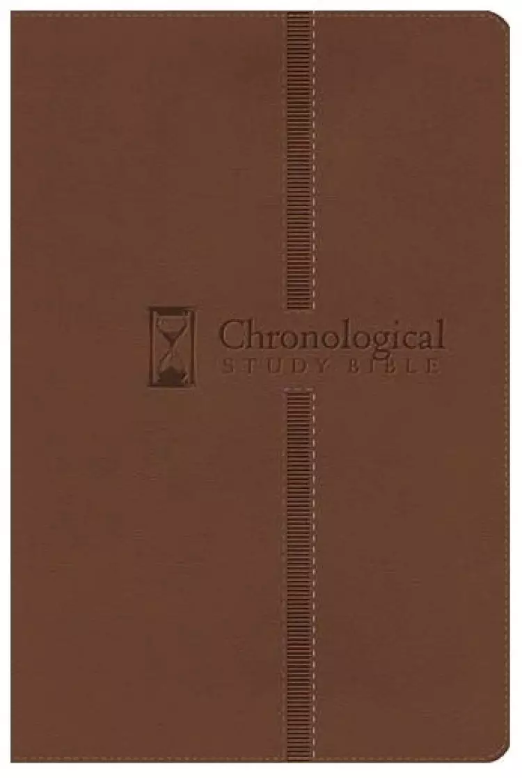 NKJV Chronological Bible: Milk Chocolate, Imitation Leather