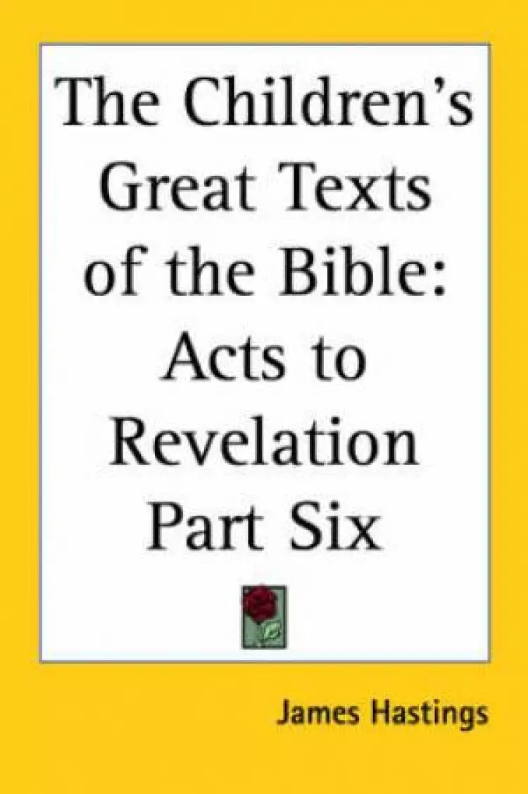 Children's Great Texts Of The Bible