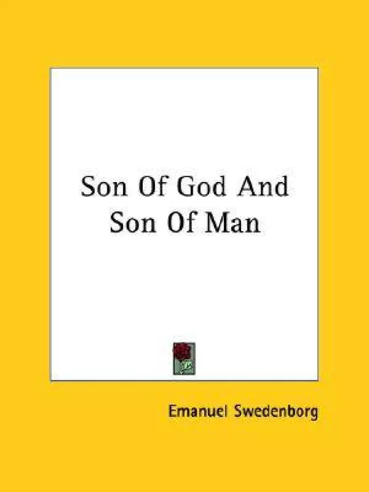 Son Of God And Son Of Man