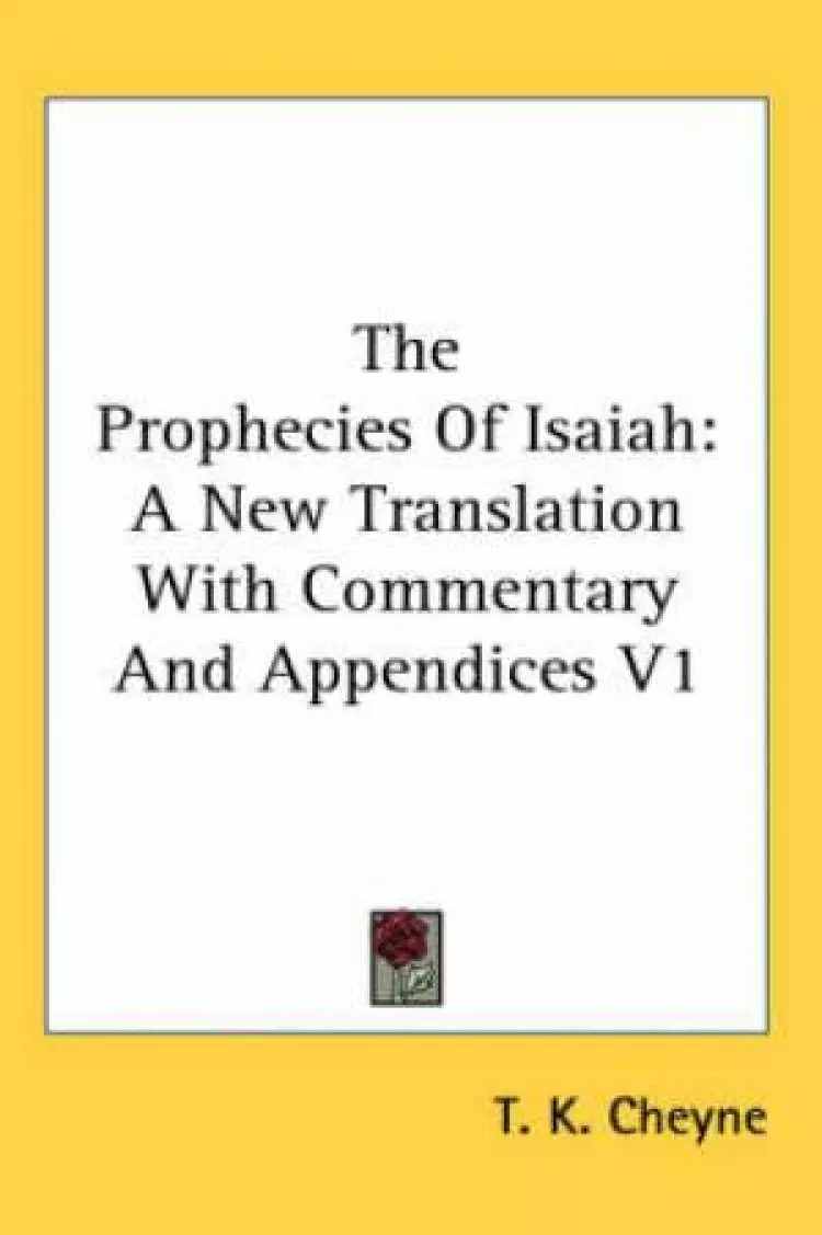 Prophecies Of Isaiah