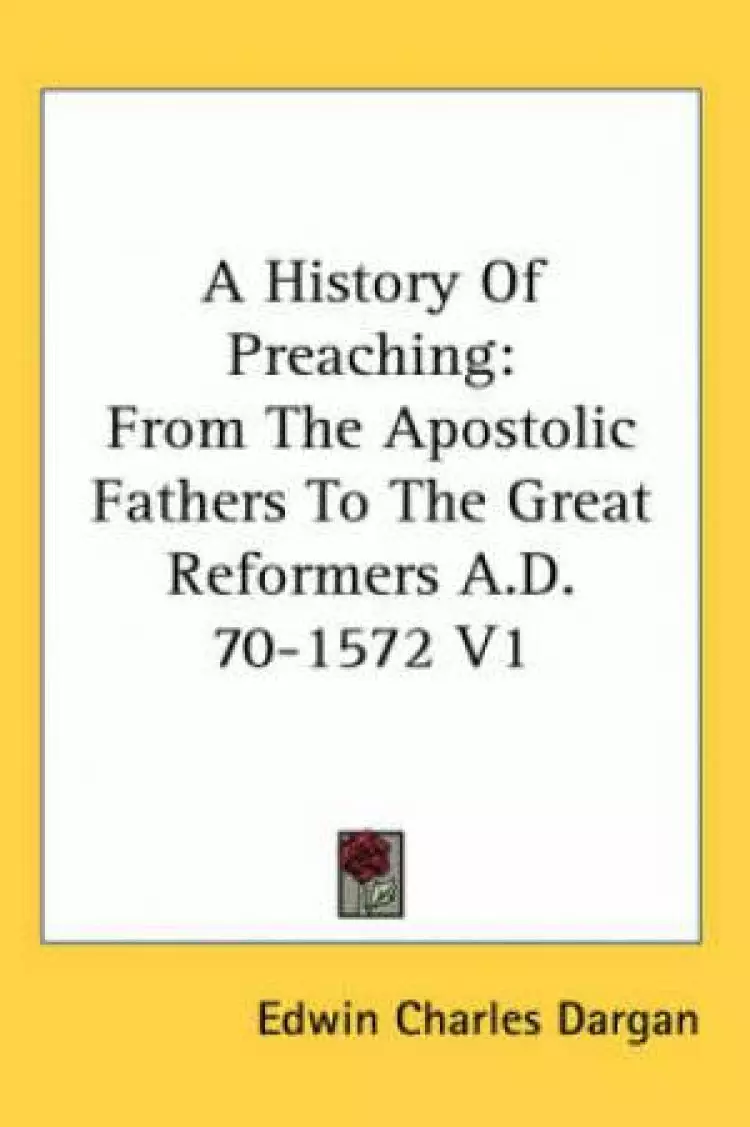 History Of Preaching