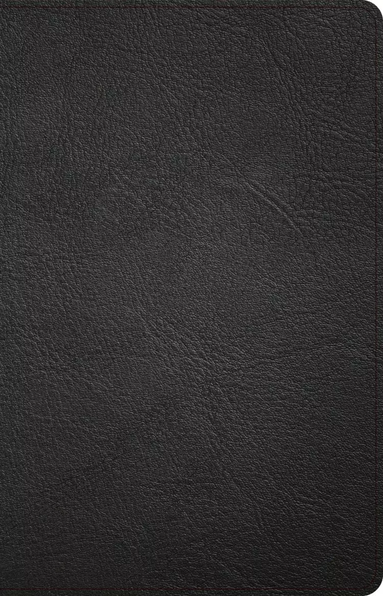 NASB Large Print Thinline Bible, Holman Handcrafted Collection, Black Premium Goatskin