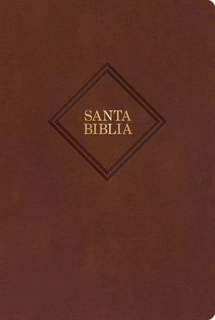 RVR 1960 Biblia letra gigante, café, piel fabricada (2023 ed.)