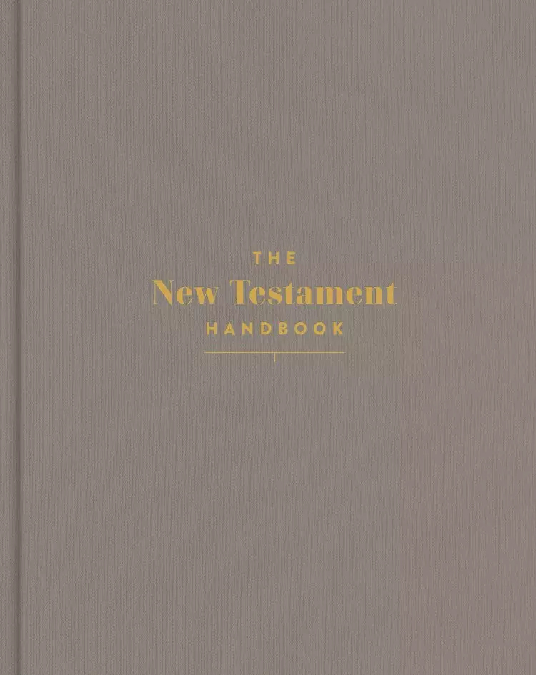 New Testament Handbook, Stone Cloth Over Board