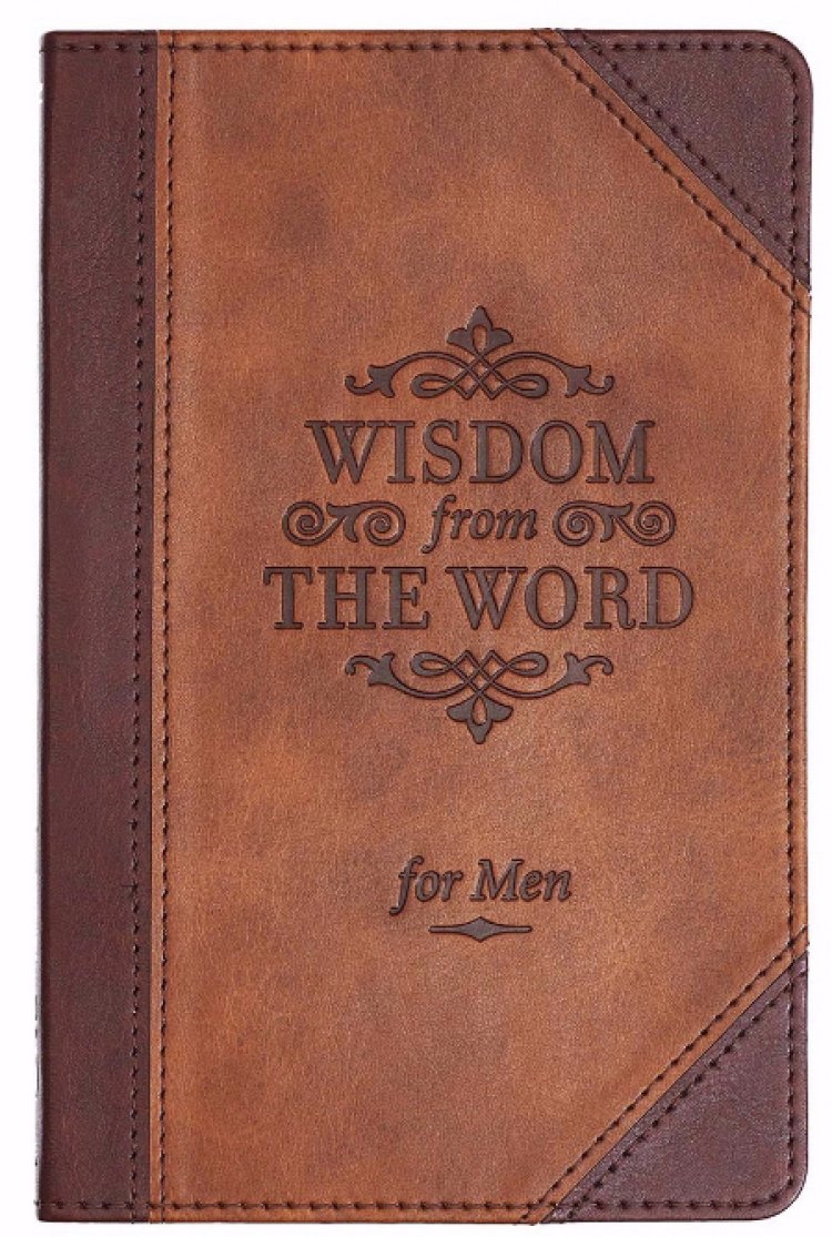 Gift Book Wisdom from the Word for Men Faux Leather