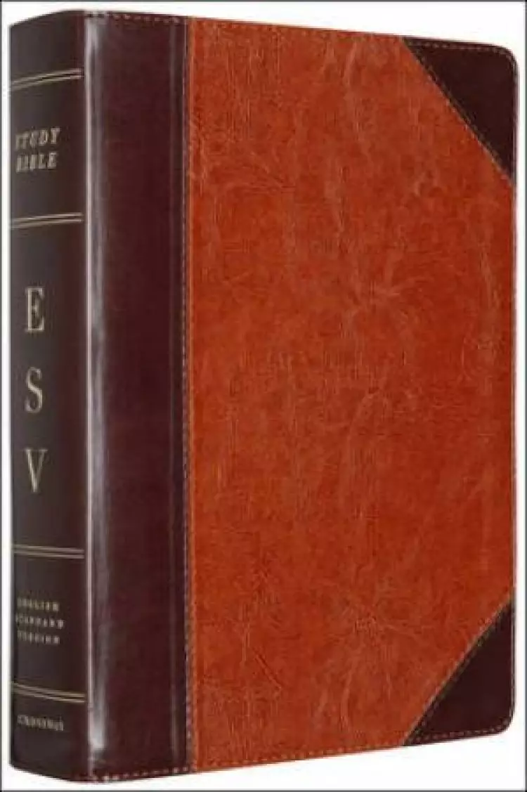ESV Study Bible: Brown / Cordovan, TruTone