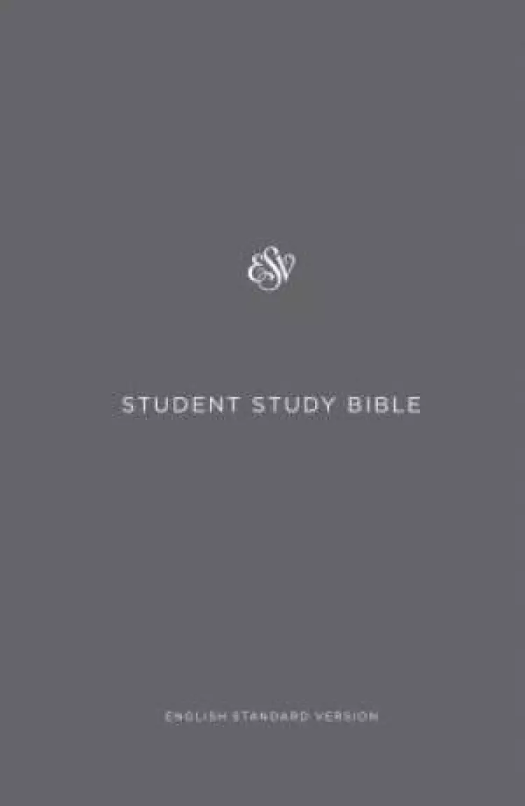 ESV Student Study Bible (Hardcover, Gray)