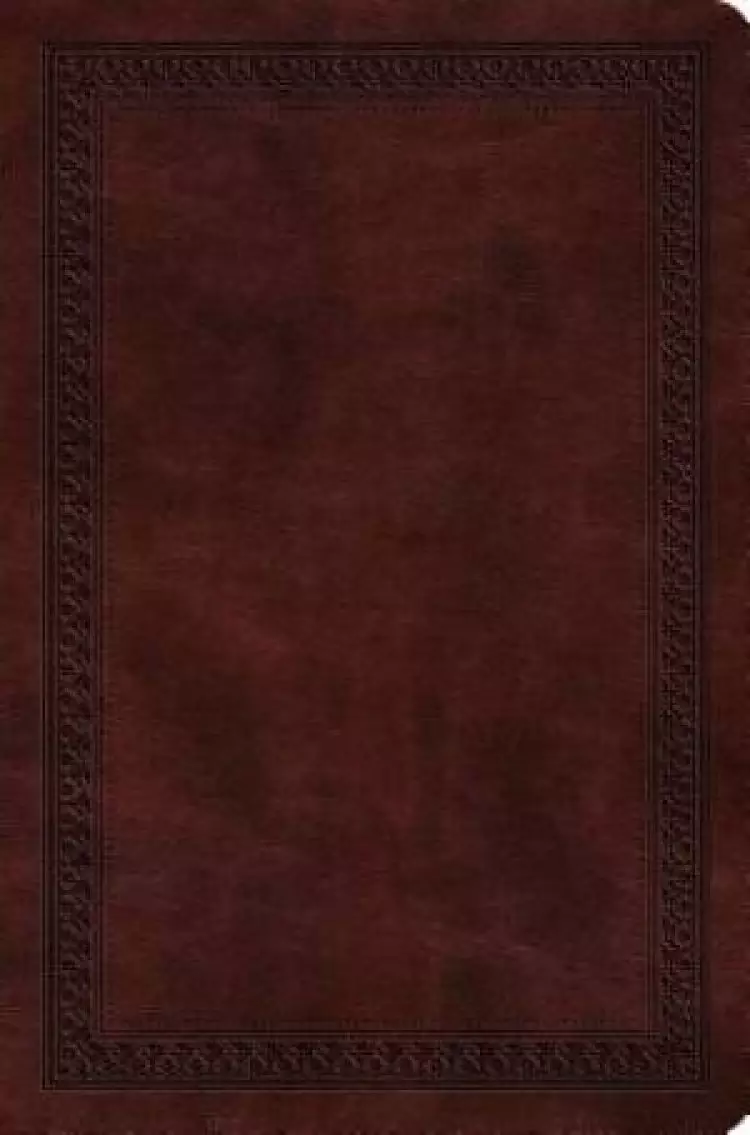 ESV Value Compact Bible (TruTone, Mahogany, Border Design)
