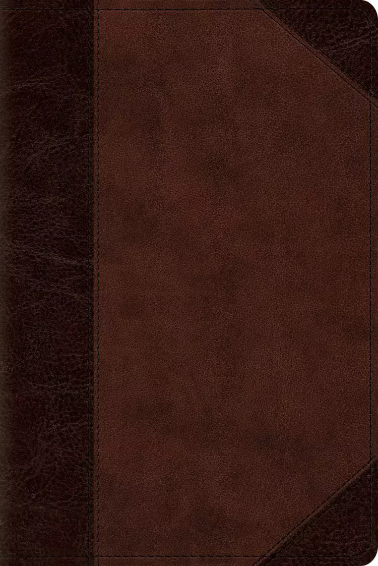 ESV Personal Reference Bible (TruTone, Brown/Walnut, Portfolio Design)